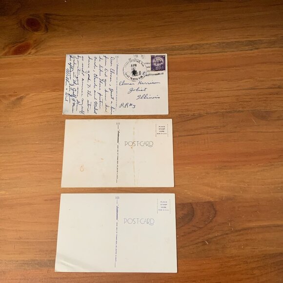 VINTAGE POSTCARDS - LOT OF 3 - LUSTERCOMICS BY TICHNOR BROS. - Picture 2 of 2